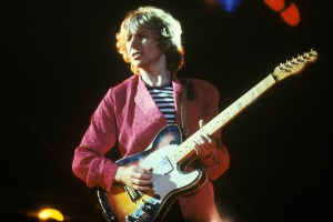 UNITED KINGDOM - SEPTEMBER 22:  HAMMERSMITH ODEON  Photo of Andy SUMMERS and POLICE, Andy Summers performing live onstage, playing Fender Telecaster guitar  (Photo by Graham Wiltshire/Redferns)